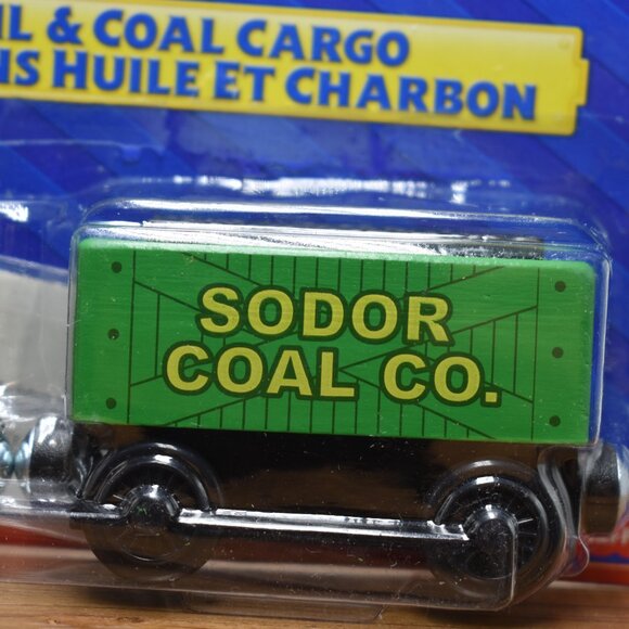 Oil Vicarstown & Coal Cargo Thomas & Friends Wooden Train Fisher Price Sealed - Picture 8 of 10